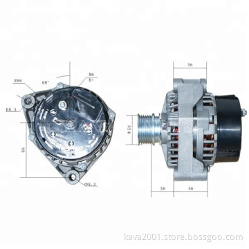 24V 90A Truck Alternator for MAZ 656, 658 (283701075, 3252.3771)